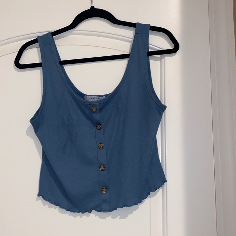 Blue tank top
